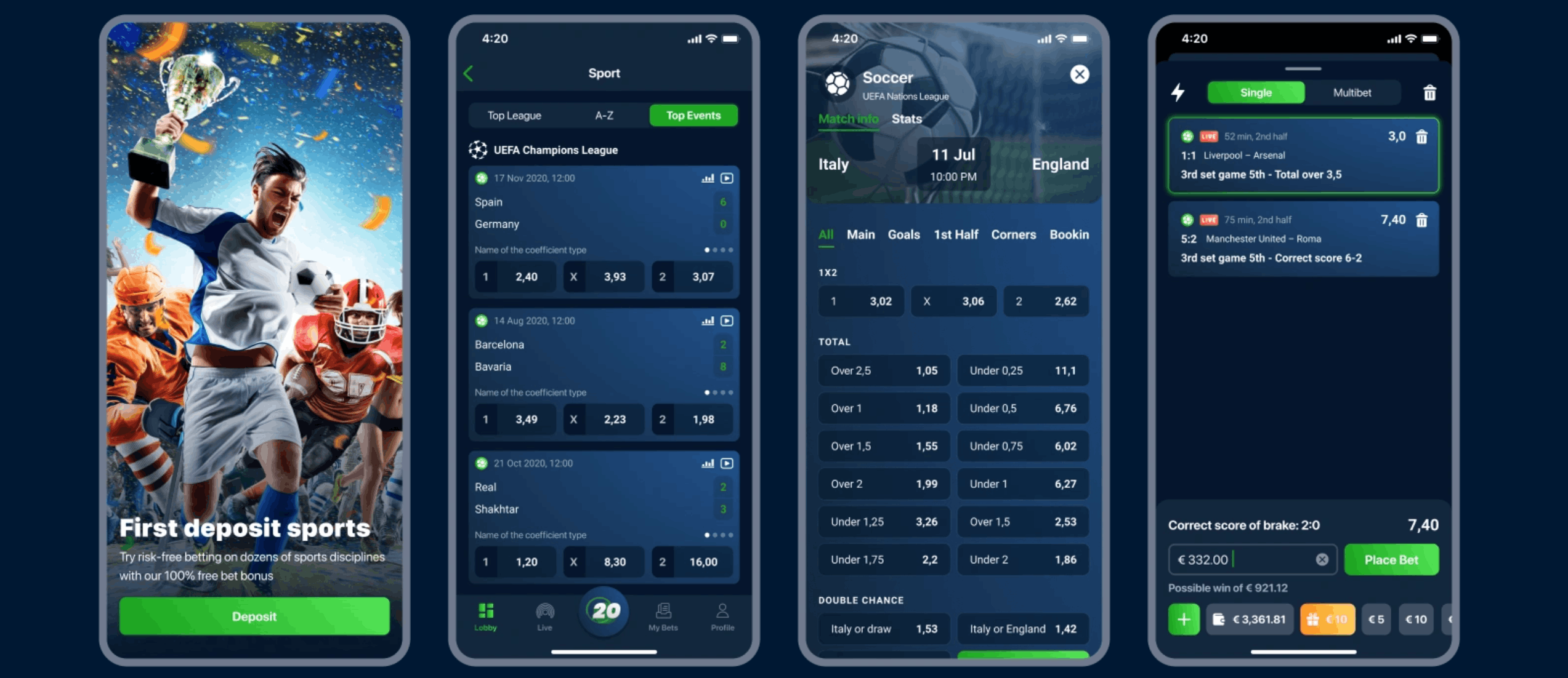 Aplicación 20Bet