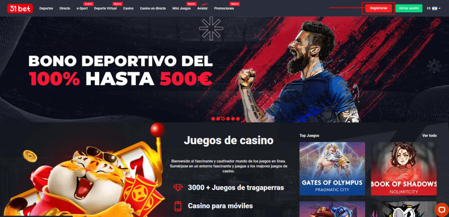 Resena de 31bet casino 1