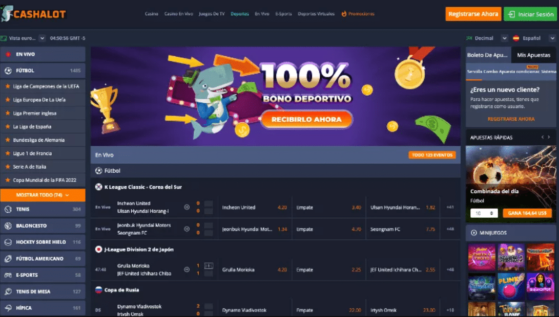Cashalot inicio