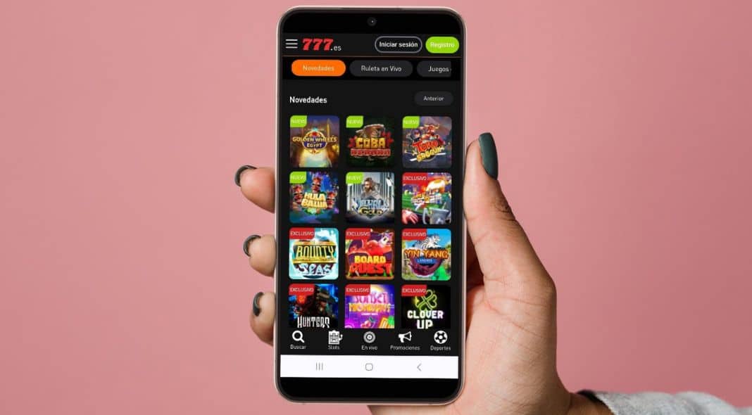Diseño movil casino777