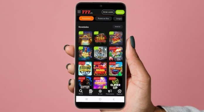 Diseño movil casino777