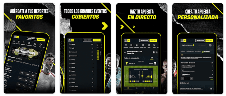 App DAZN bet apuestas deportivas