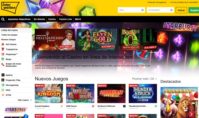 Interwetten casino screenshot