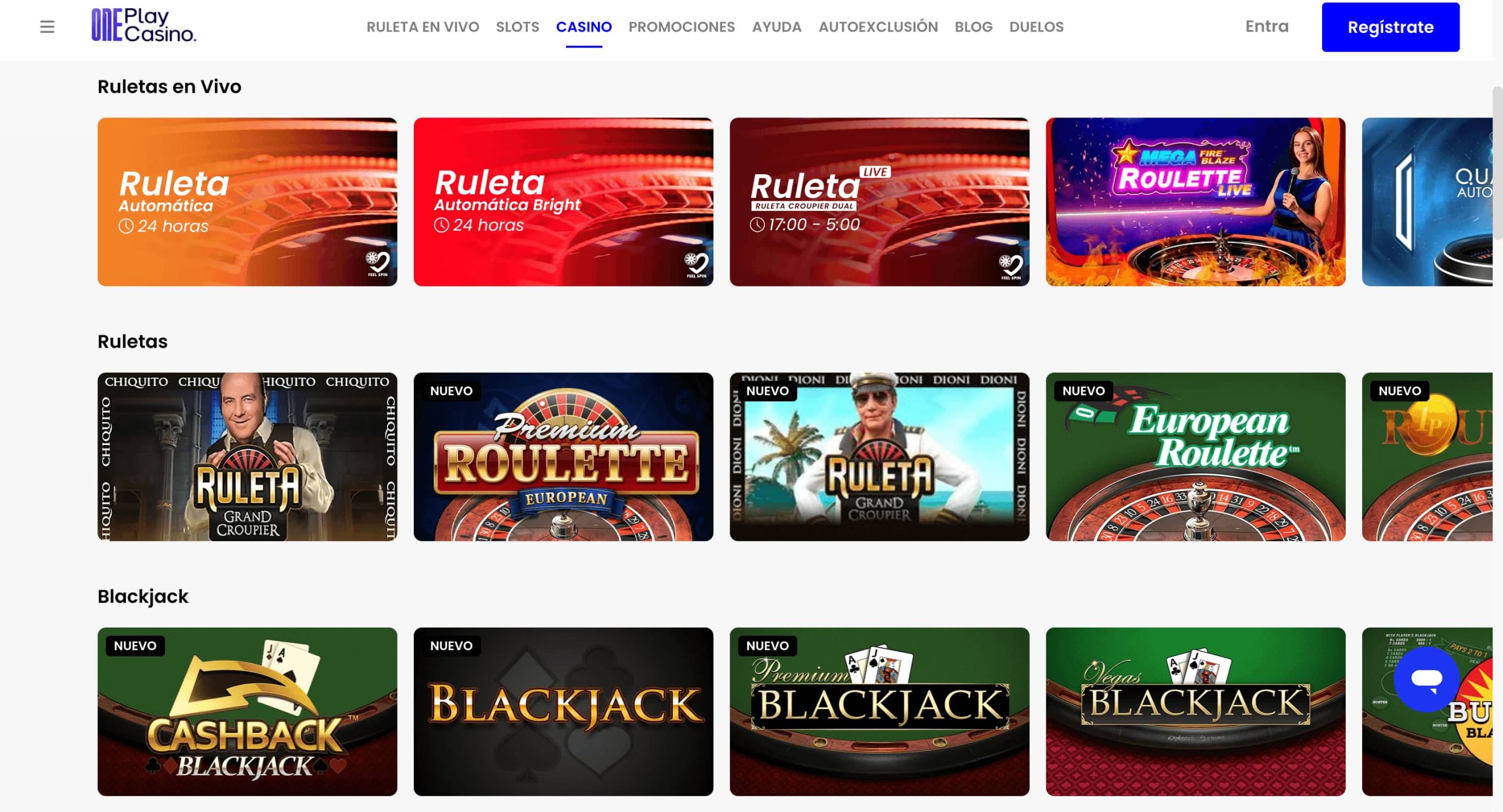 Oneplay casino ruletasvivo