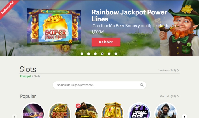 Paf slots screenshot
