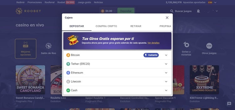 Roobet criptos2