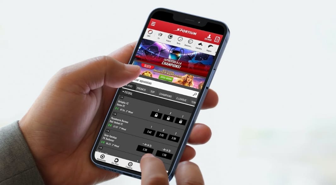 Aplicación sportium app apuestas