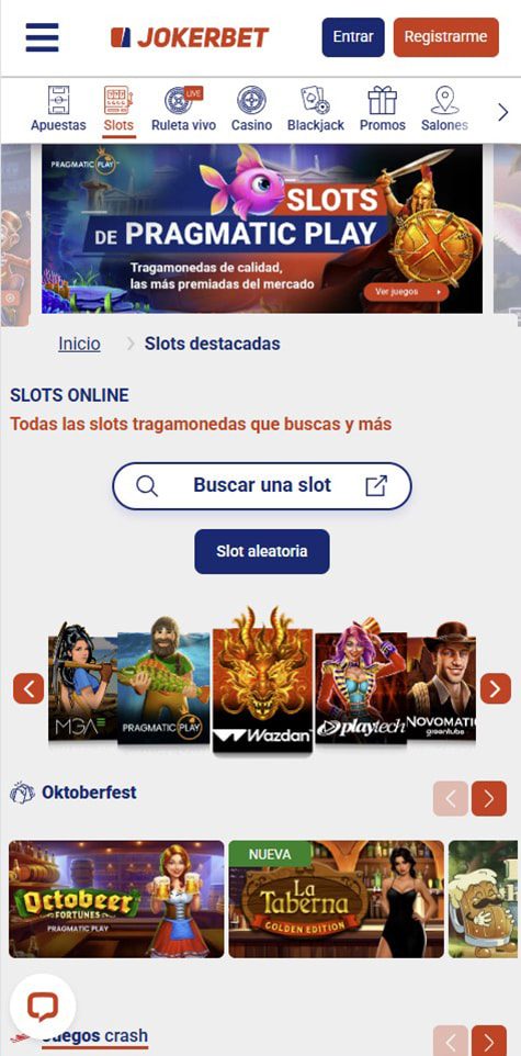 Versión móvil de JOKERBET